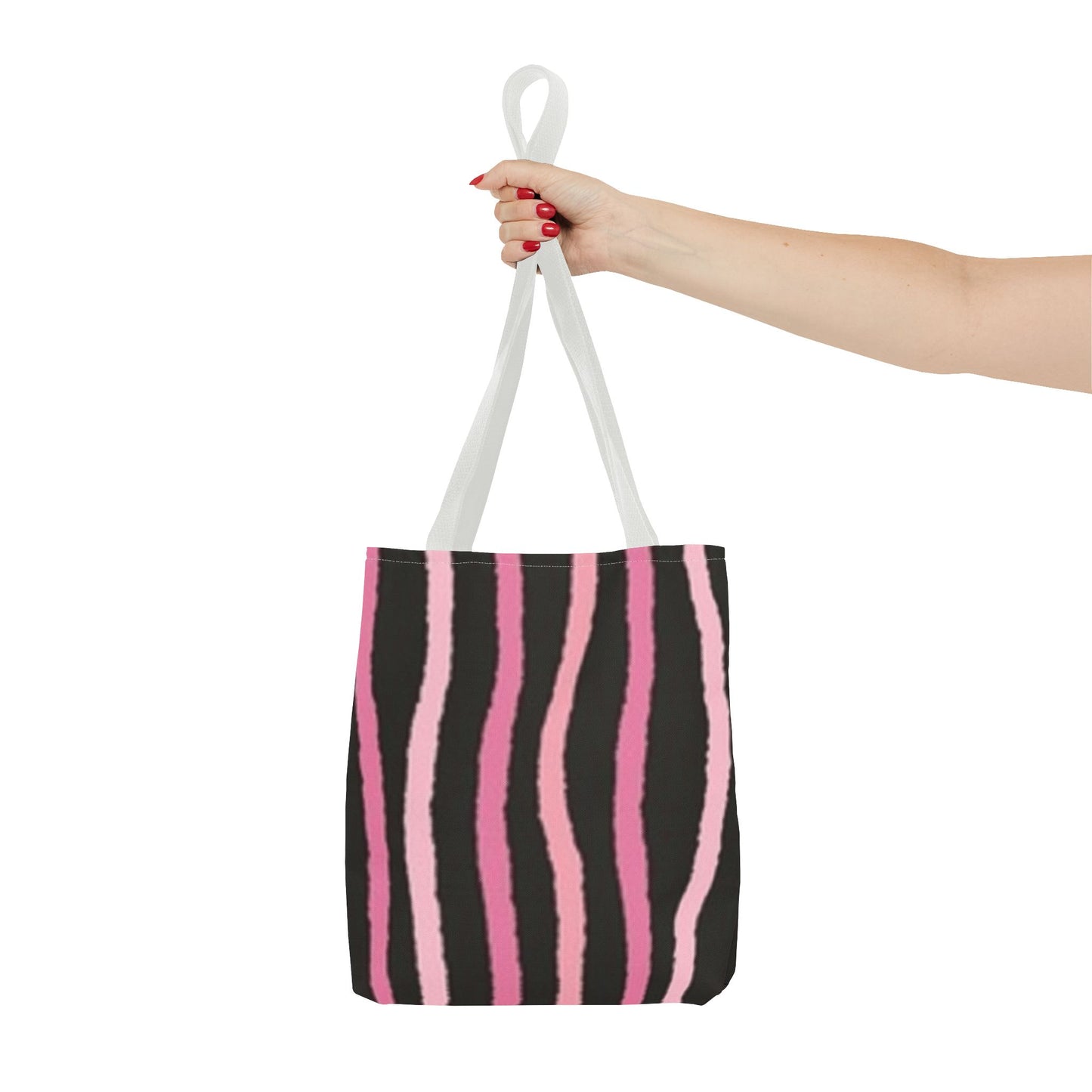 Pink Stripes BRAND NEW Modern Purse - Pocketbook - Travel Tote Bag (AOP)