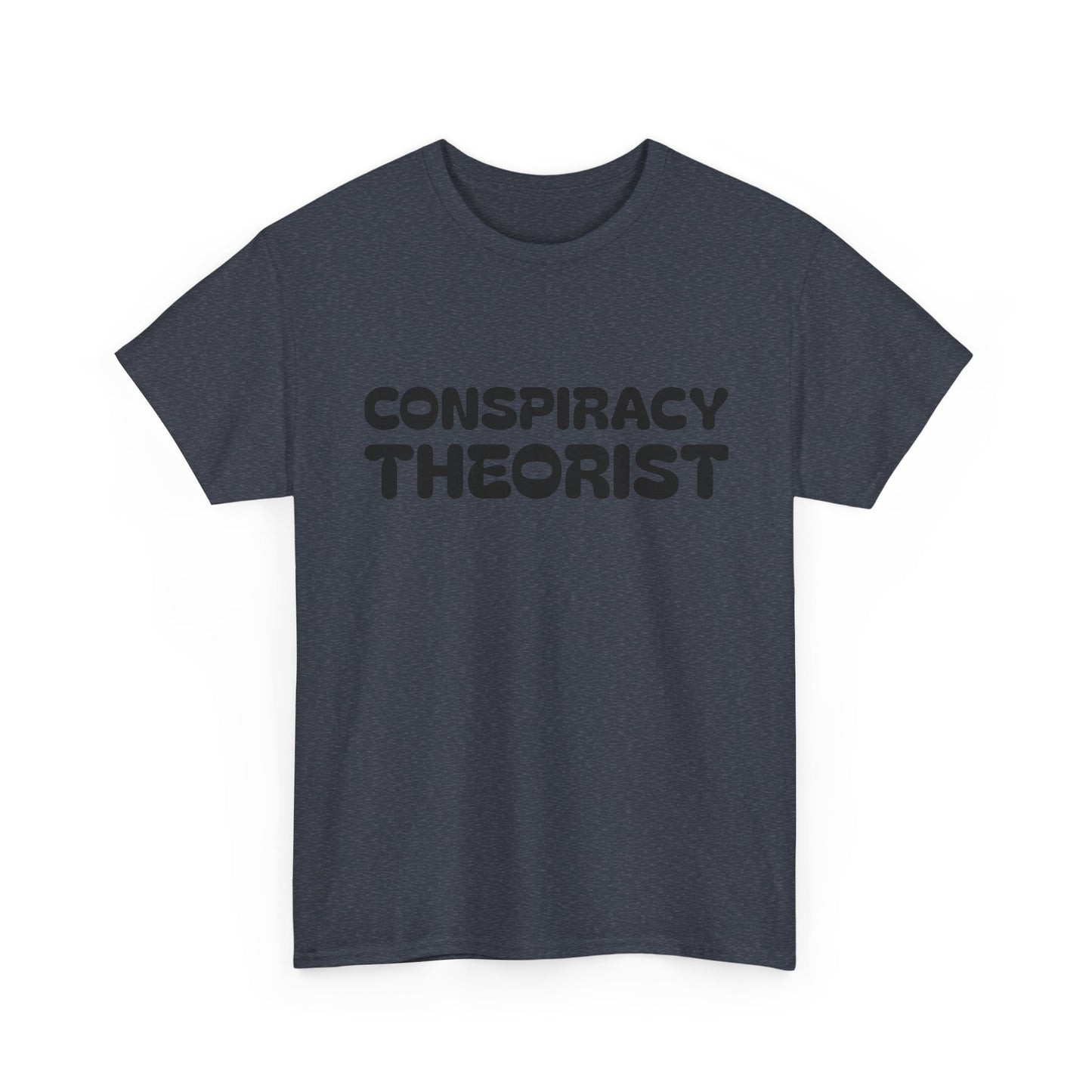 Conspiracy Theorist Funny Aliens UFO Graphic T Shirt Unisex Heavy Cotton Gift