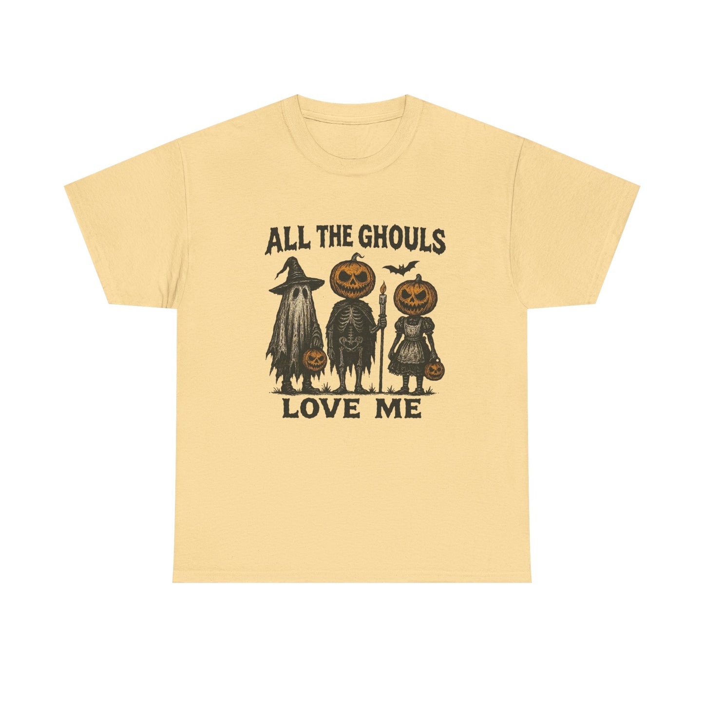 All The Ghouls Love Me Halloween T Shirt Unisex Heavy Cotton Tee