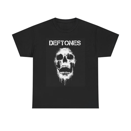 Deftones Graphic T Shirt Vintage Rock Band Unisex Heavy Cotton Tee