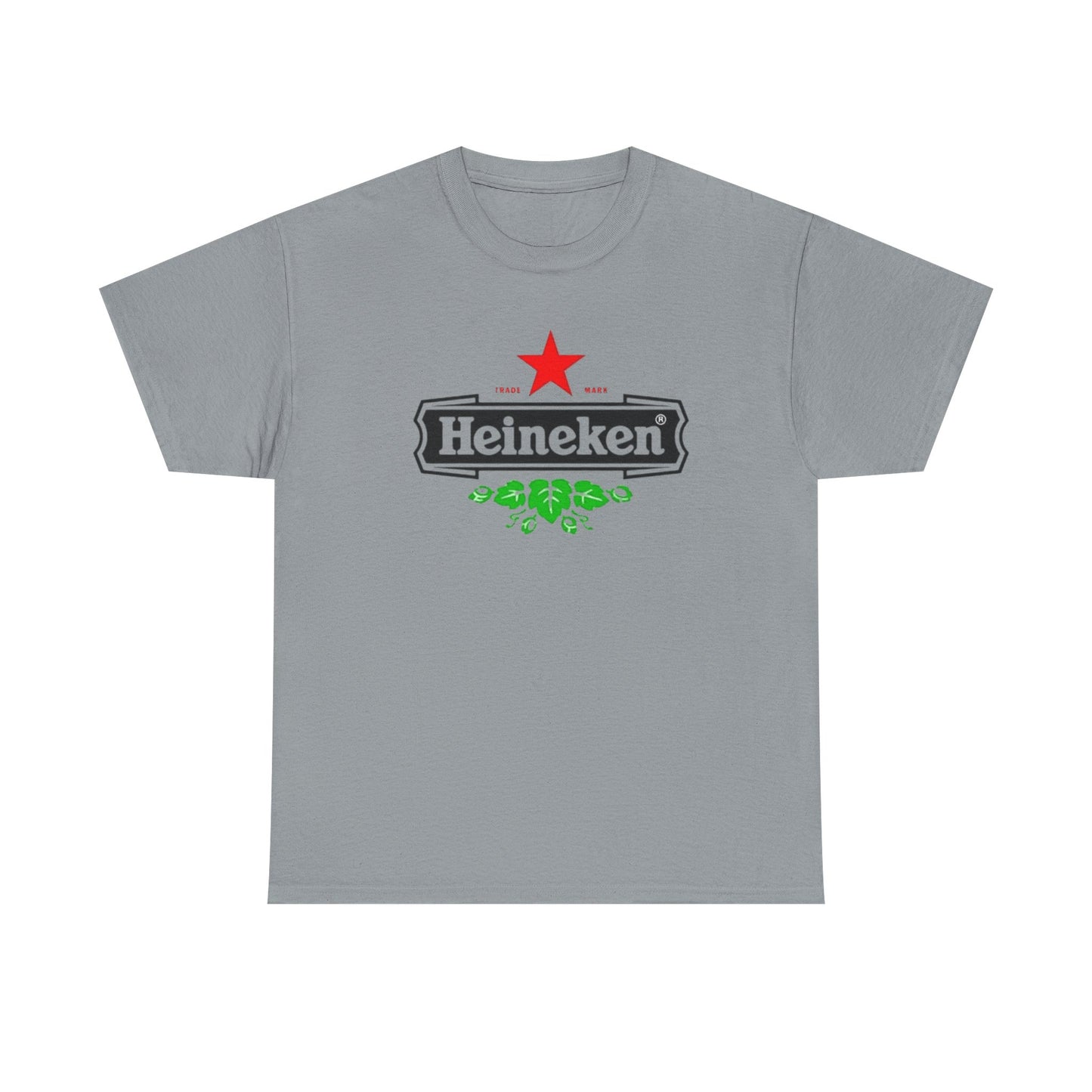 Heineken Graphic T Shirt Vintage Beer Logo Retro Unisex Heavy Cotton Tee