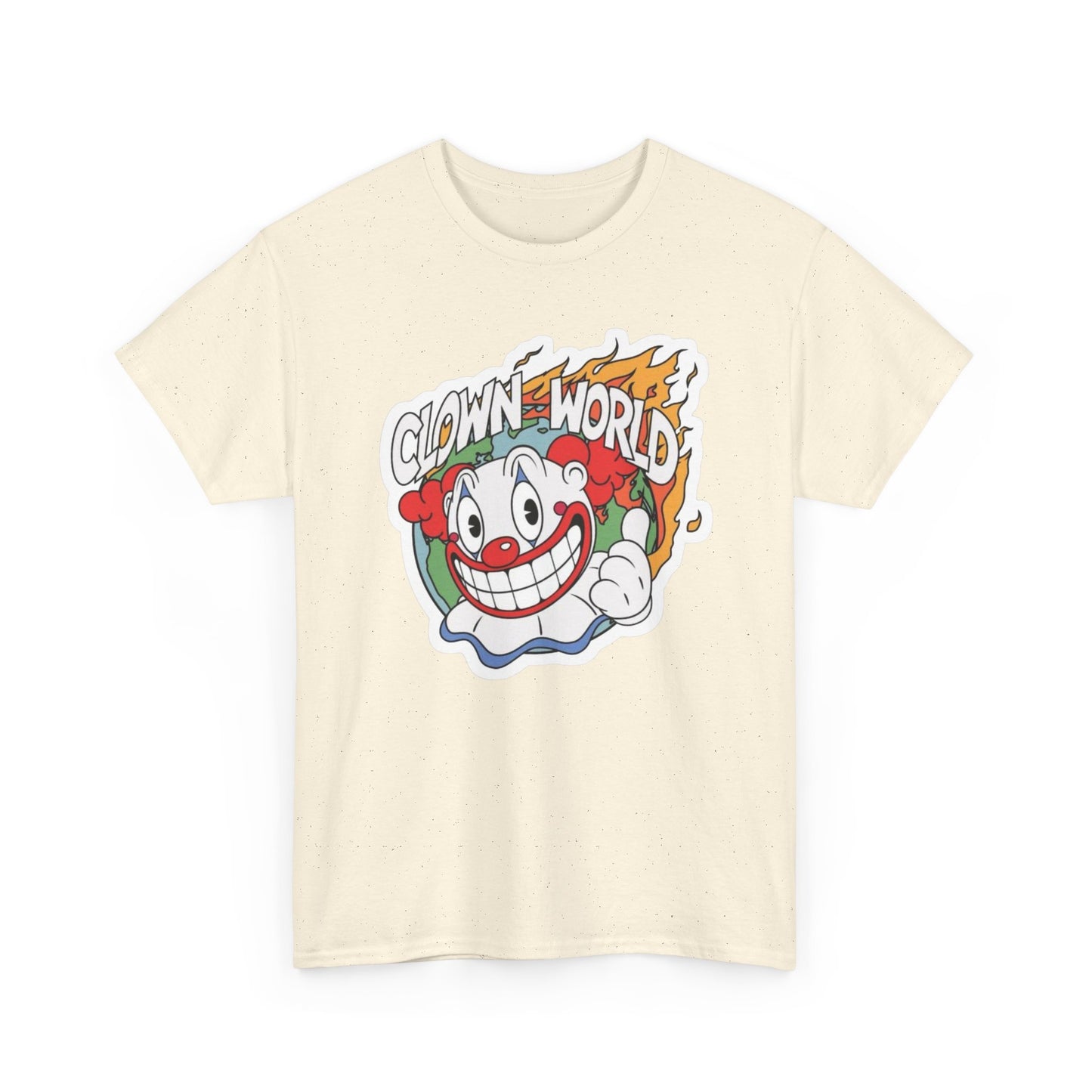 Clown World Graphic T-Shirt Unisex Heavy Cotton Tee Gift NEW