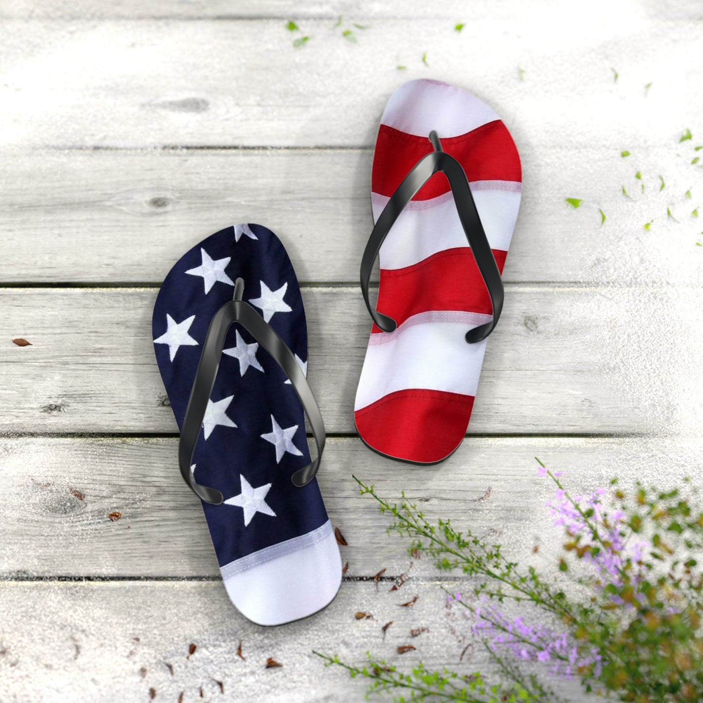 American Flag Flip Flops, Sandals Slides, Summer Footwear, Brand New