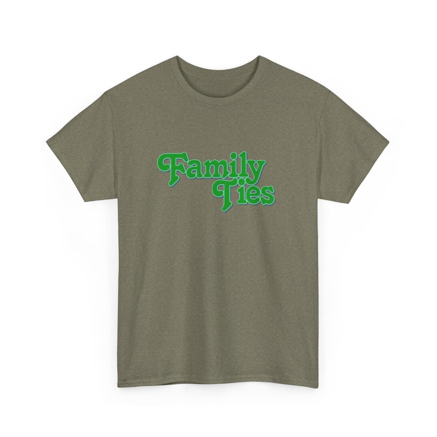 Family Ties Graphic T Shirt Vintage Retro Tv Series Unisex Heavy Cotton Tee