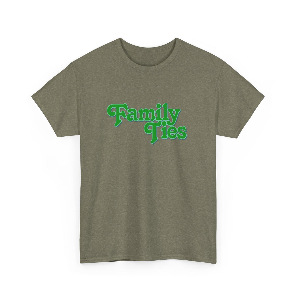 Family Ties Graphic T Shirt Vintage Retro Tv Series Unisex Heavy Cotton Tee