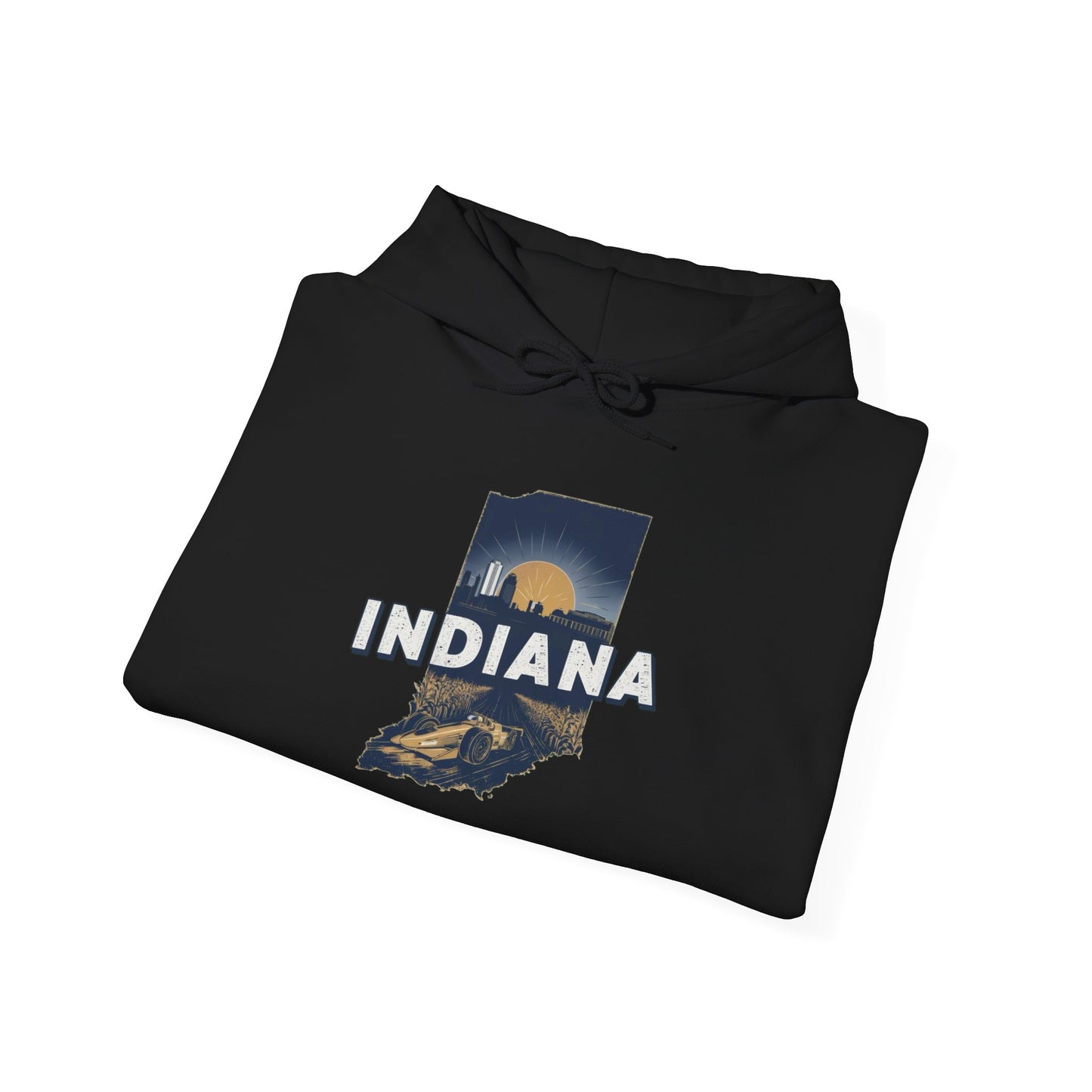 Indiana State Graphic Hoodie Hooded NEW Sweatshirt Adult