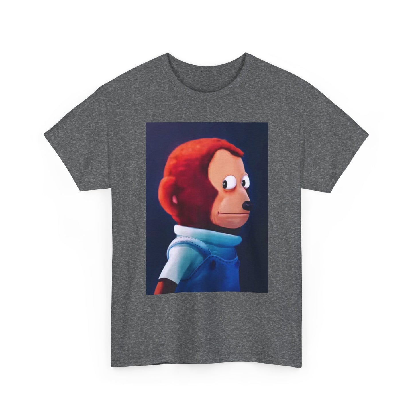 Funny Side Eye Jokes T Shirt MEME Comedy Cartoon Painting Unisex Heavy Cotton