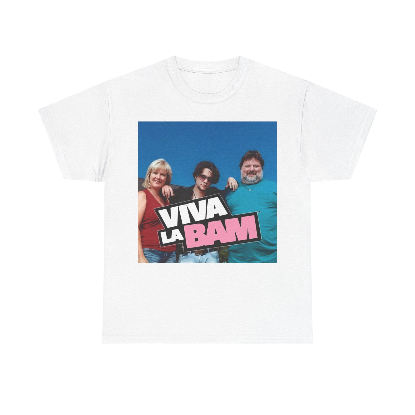 Viva La Bam Tshirt MTV Bam Margera TV Series Skateboarding Unisex Heavy Cotton k