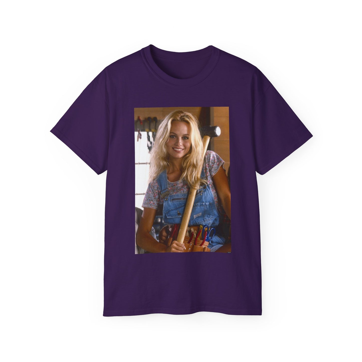 Pam Anderson playboy tool time 90s vintage Unisex Ultra Cotton Tee