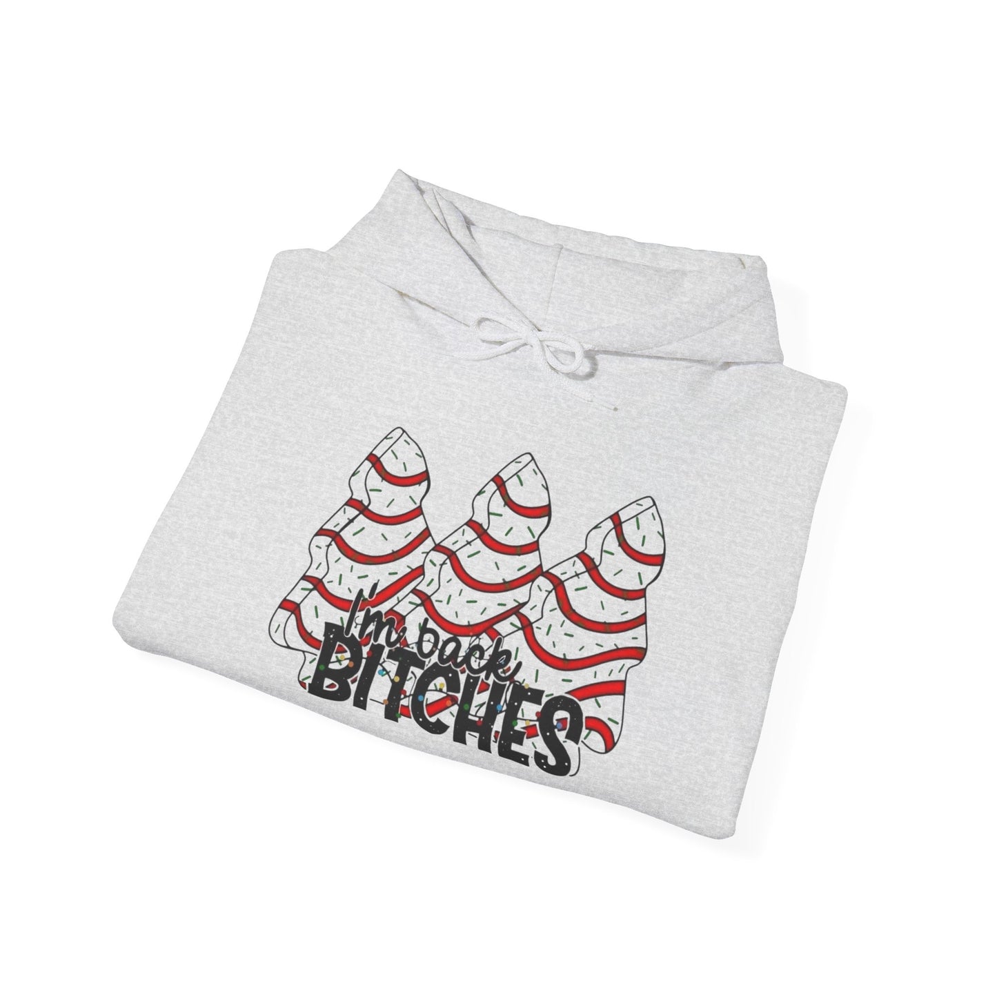 Christmas Tree Cakes Funny Graphic Hoodie Unisex Heavy Blend™ Hooded Sweatshirt