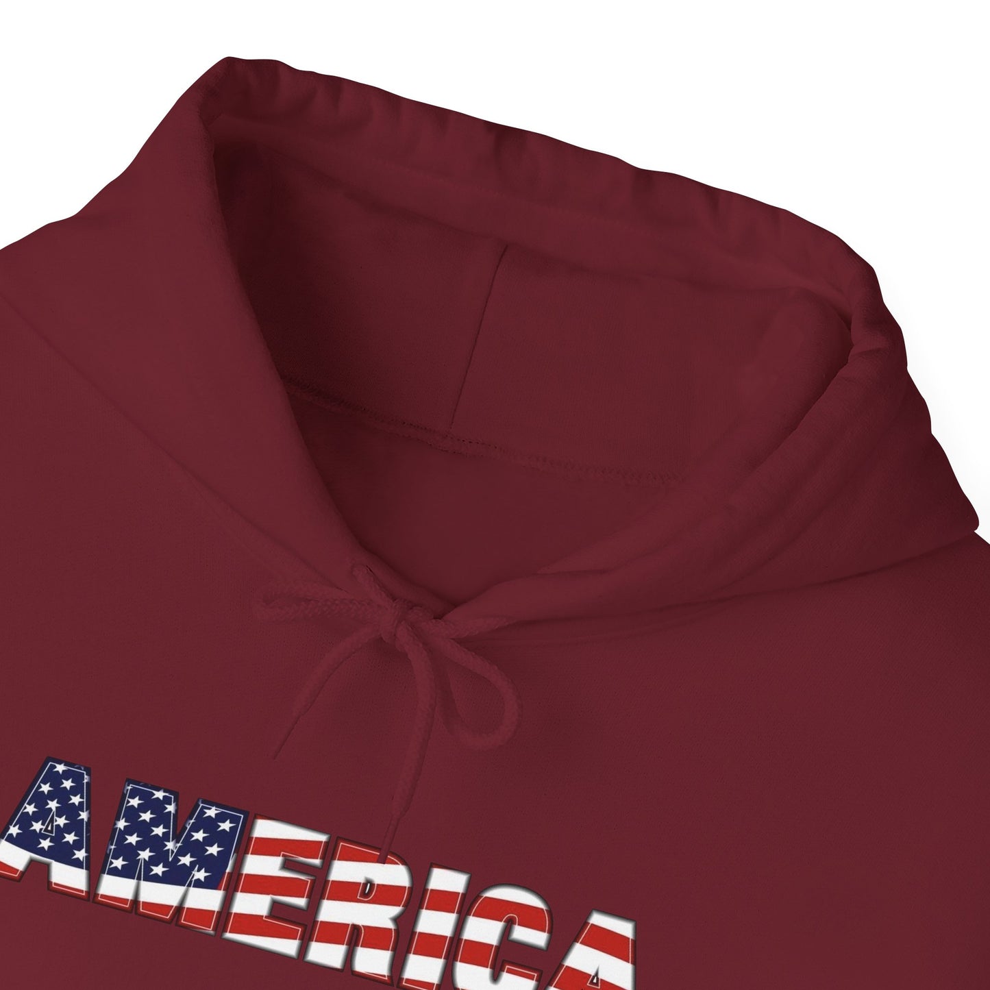 American Flag USA Retro Graphic Hoodie Men's Heavy Blend™ Hooded Sweatshirt