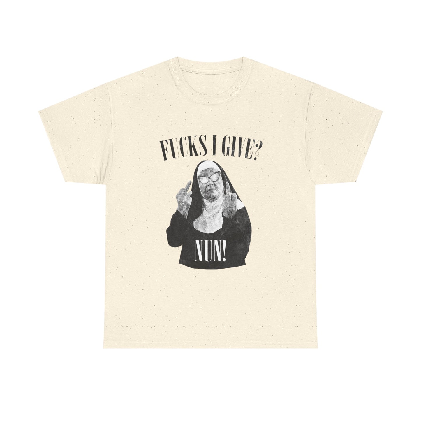 No F's I Give None Funny Jokes Graphic T Shirt Unisex Heavy Cotton Tee