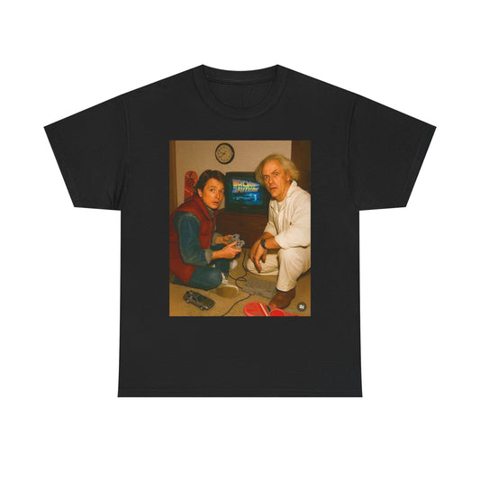 Back To The Future Graphic Gaming Funny T Shirt Unisex Heavy Cotton Tee