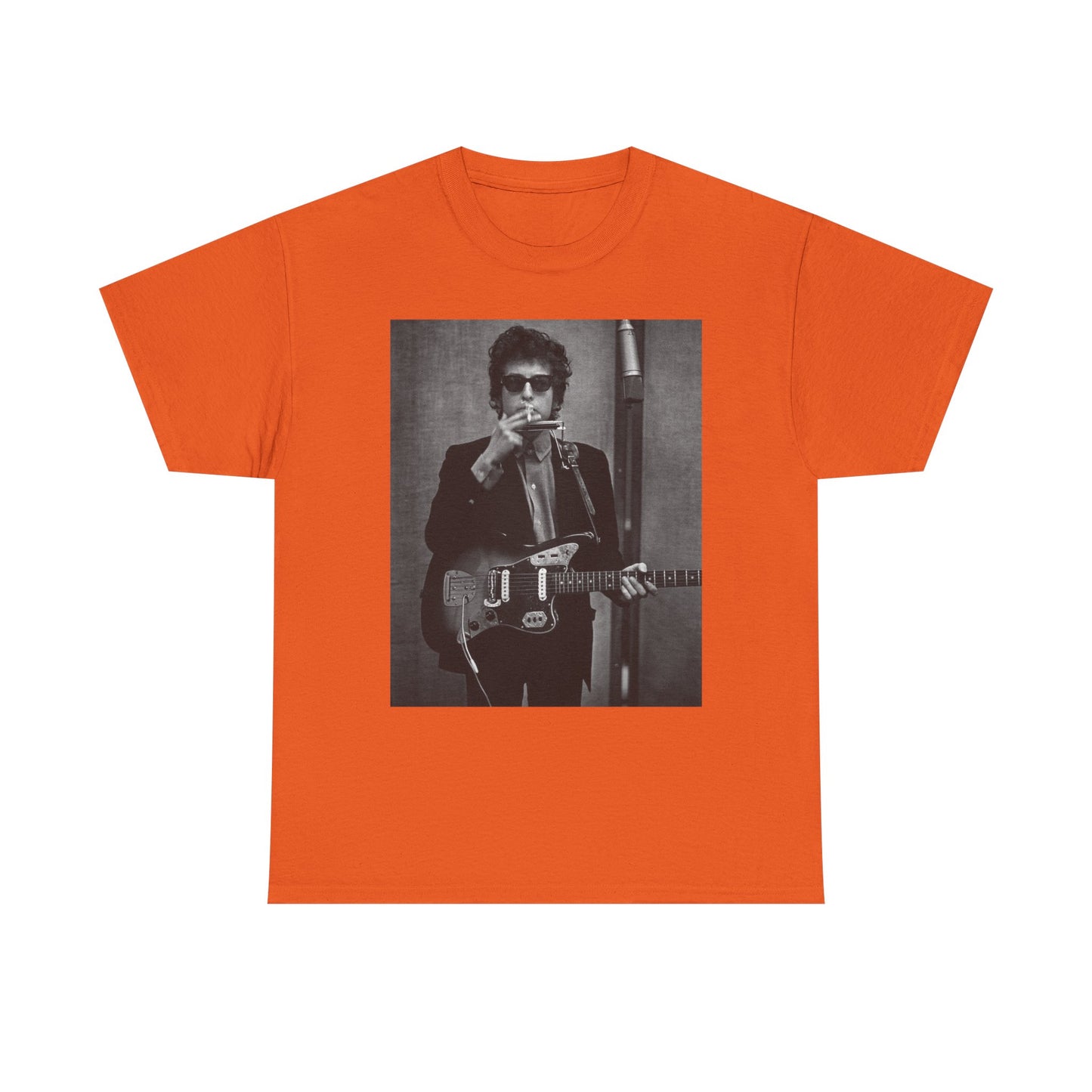 Bob Dylan T-shirt vintage classic rock retro art Unisex Heavy Cotton Tee