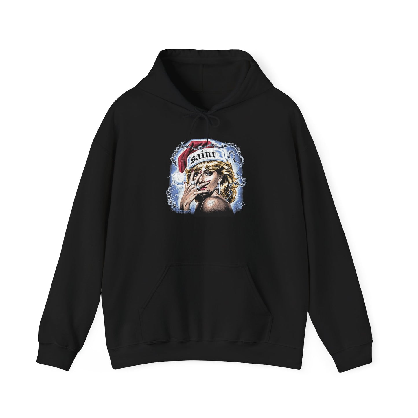 Christmas Saint Graphic Hoodie Hooded NEW Sweatshirt Adult