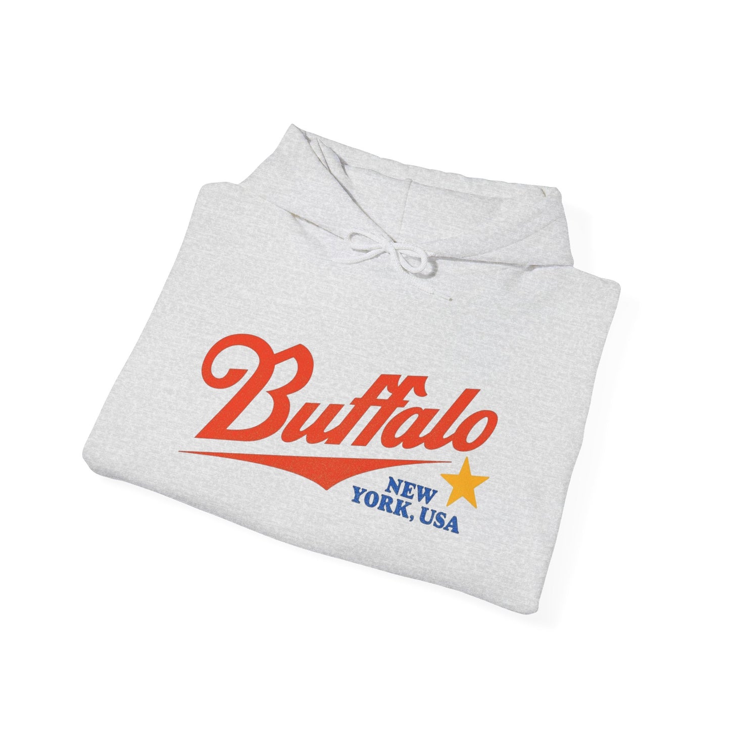 Buffalo New York Graphic Hoodie Unisex Heavy Blend™ Hooded Sweatshirt