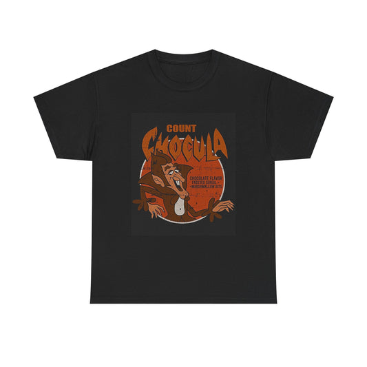 Count Chocula T shirt Vintage Cereal Poster Retro Unisex Heavy Cotton Tee