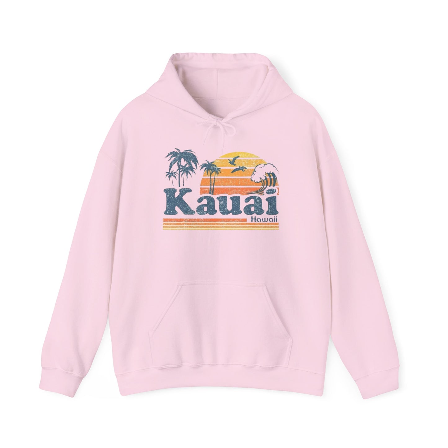 Kauai Hawaii Graphic Hoodie Unisex Heavy Blend™ Hooded Sweatshirt
