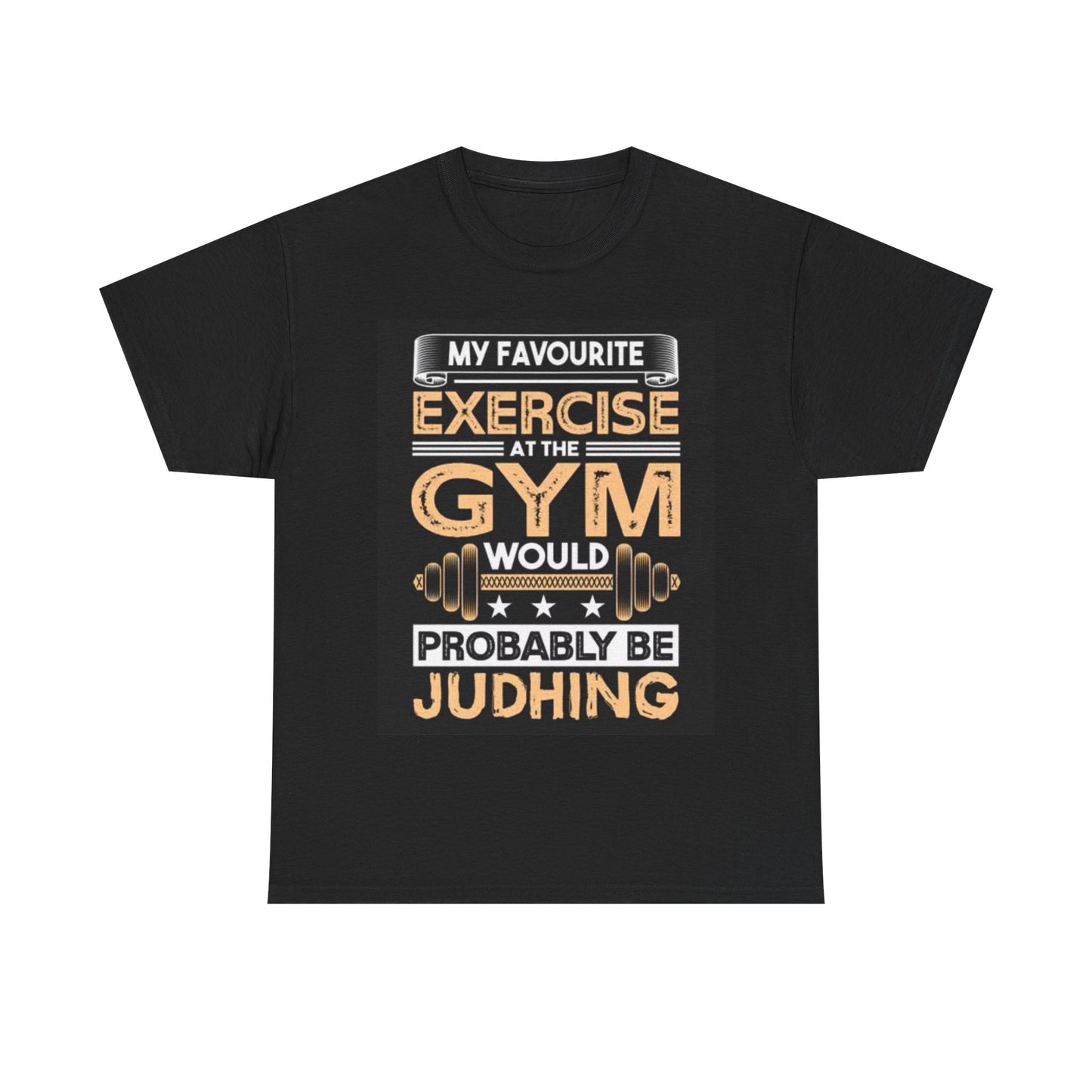 My Favorite Exercise Shirt Funny Graphic Gym Gear Unisex Heavy Cotton Tee