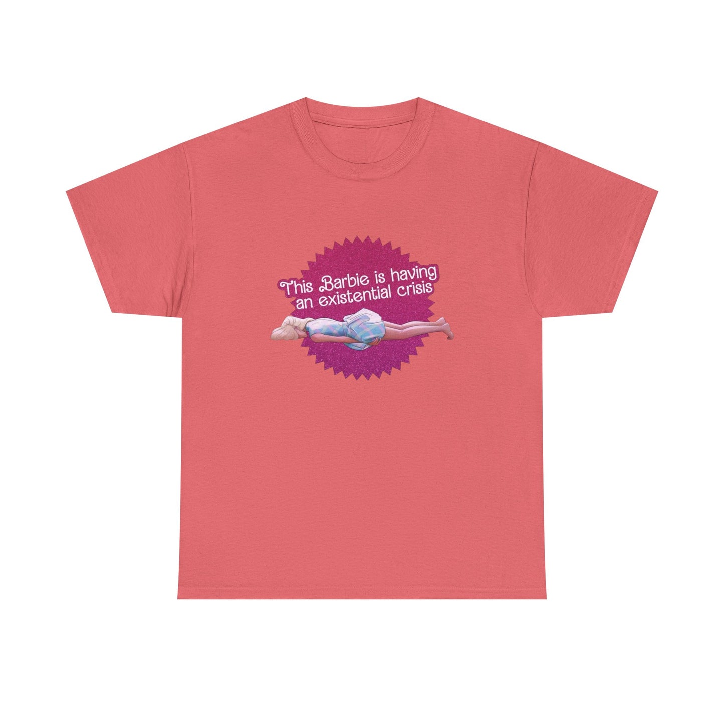 Having A Extensional Crisis Funny Graphic T Shirt Unisex Heavy Cotton Tee GIFT