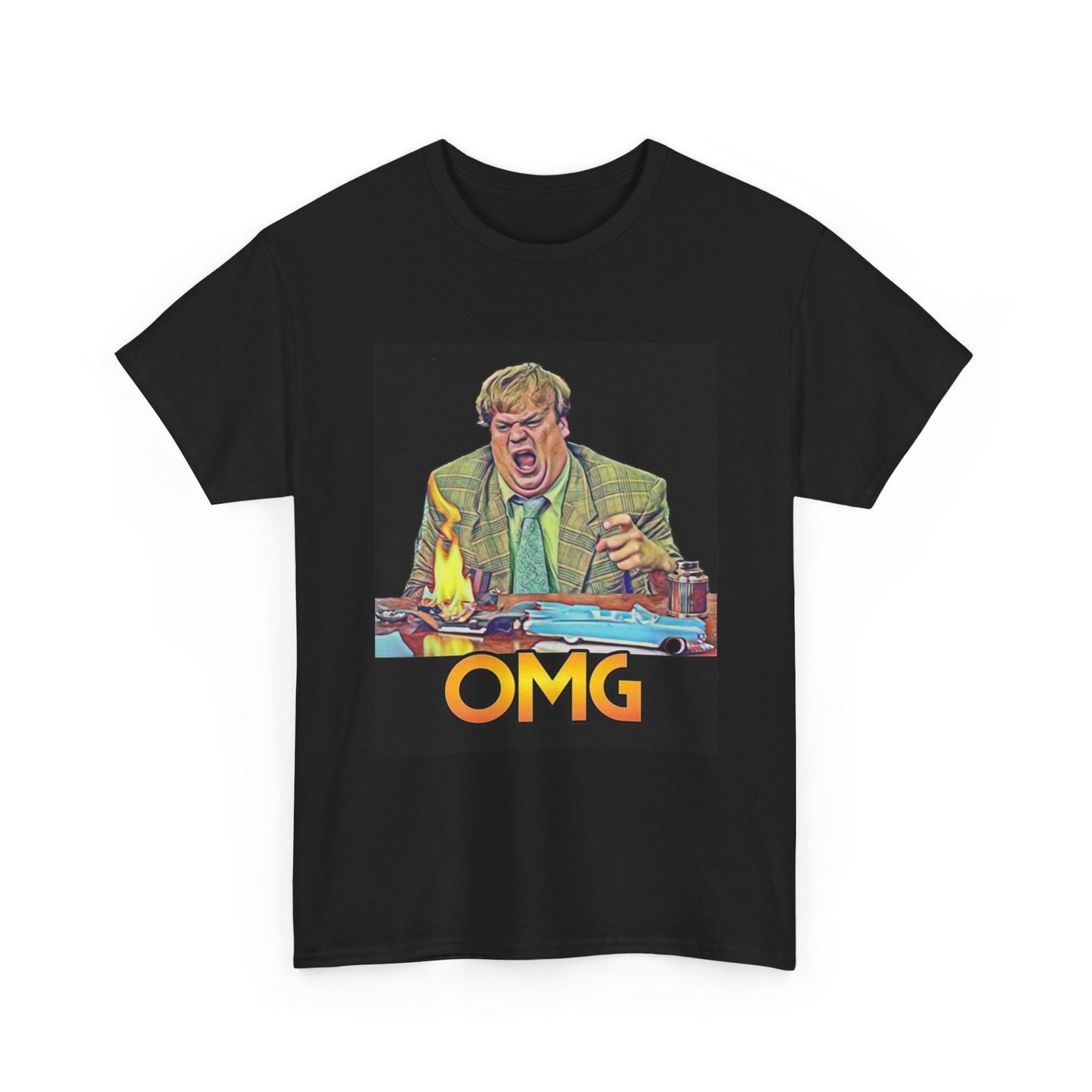 Tommy Boy Tshirt Retro Chris Farley Movie Poster Unisex Heavy Cotton Tee