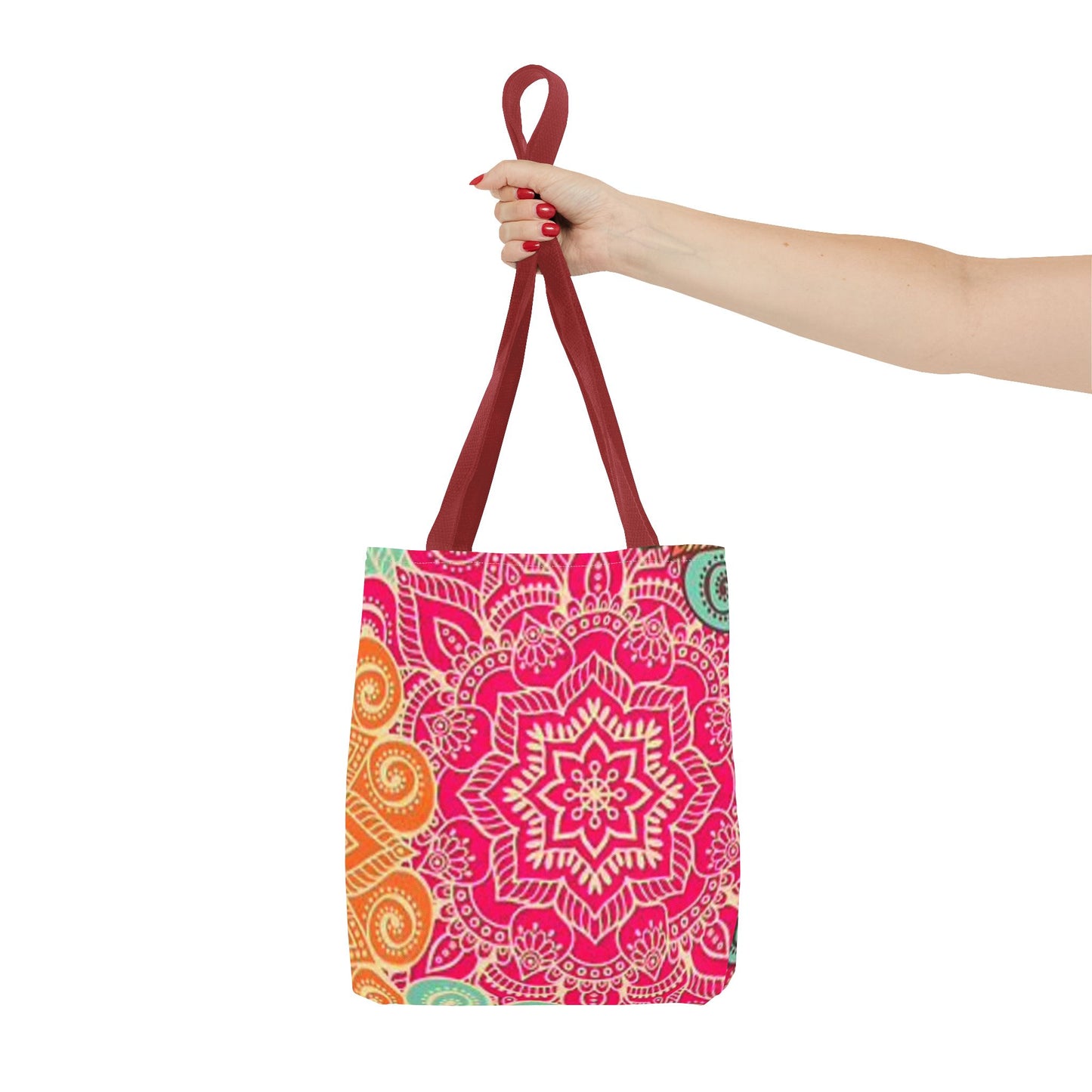 Pink And Orange Design Multi Color BRAND NEW MODERN Tote Bag (AOP)