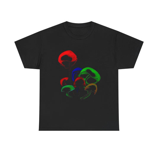 Mushroom Art Graphic T Shirt NEW ADULT TEE