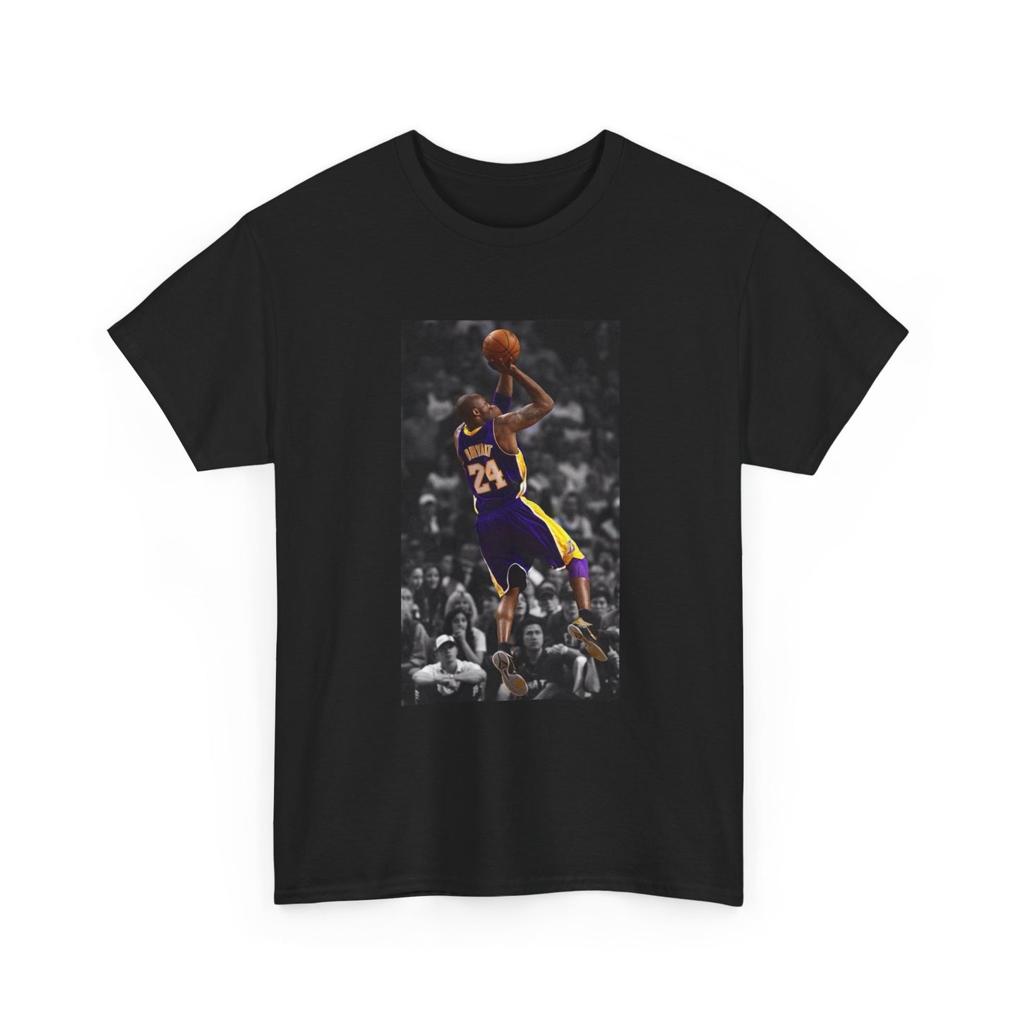 Kobe BasketBall Tshirt Vintage Lakers Retro Dunk Unisex Heavy Cotton LA Cali