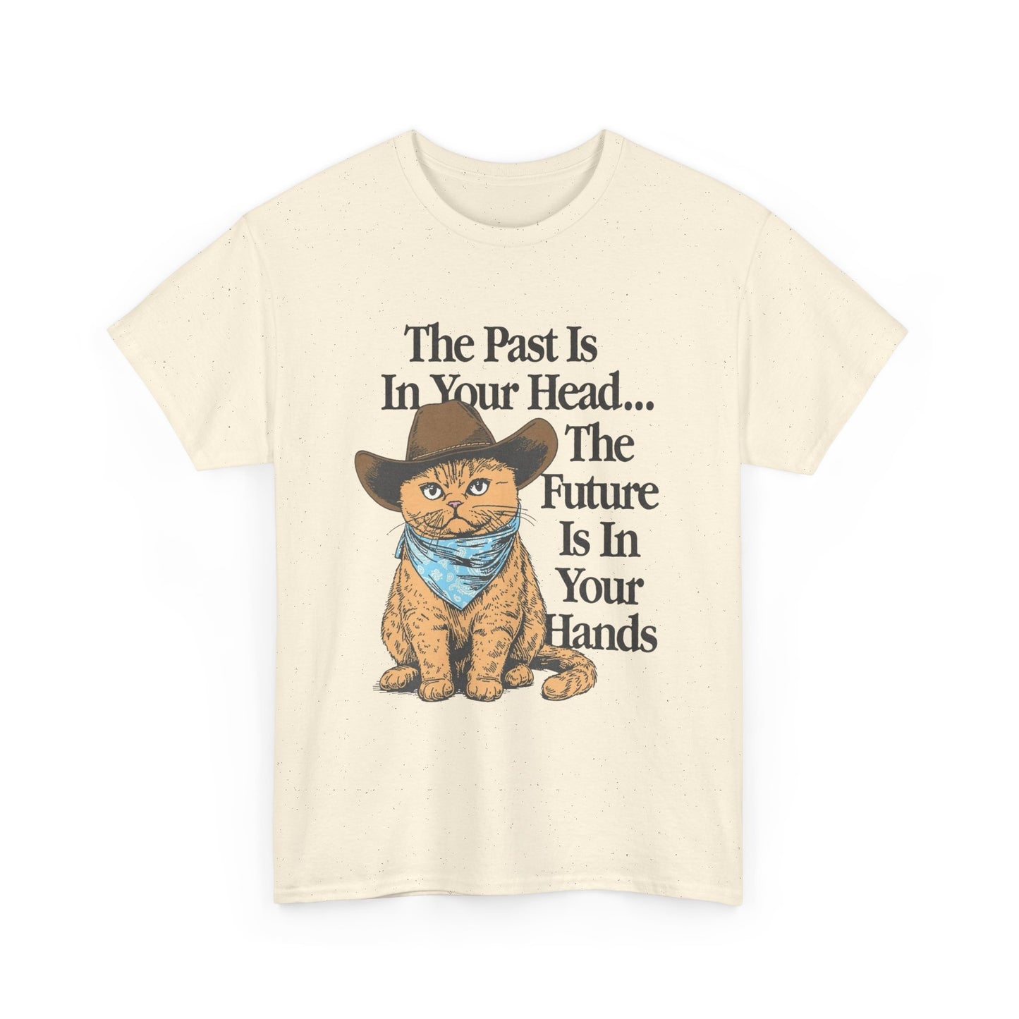 Future Is In Your Hands Graphic T Shirt Unisex Heavy Cotton Tee Gift Vintage