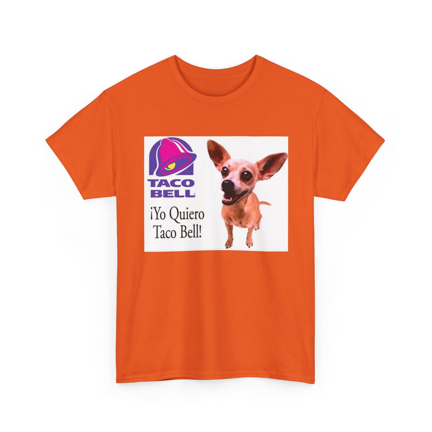 Taco Bell Shirt Funny Retro Logo Mexican Dog 90s Nostalgia Unisex Heavy Cotton