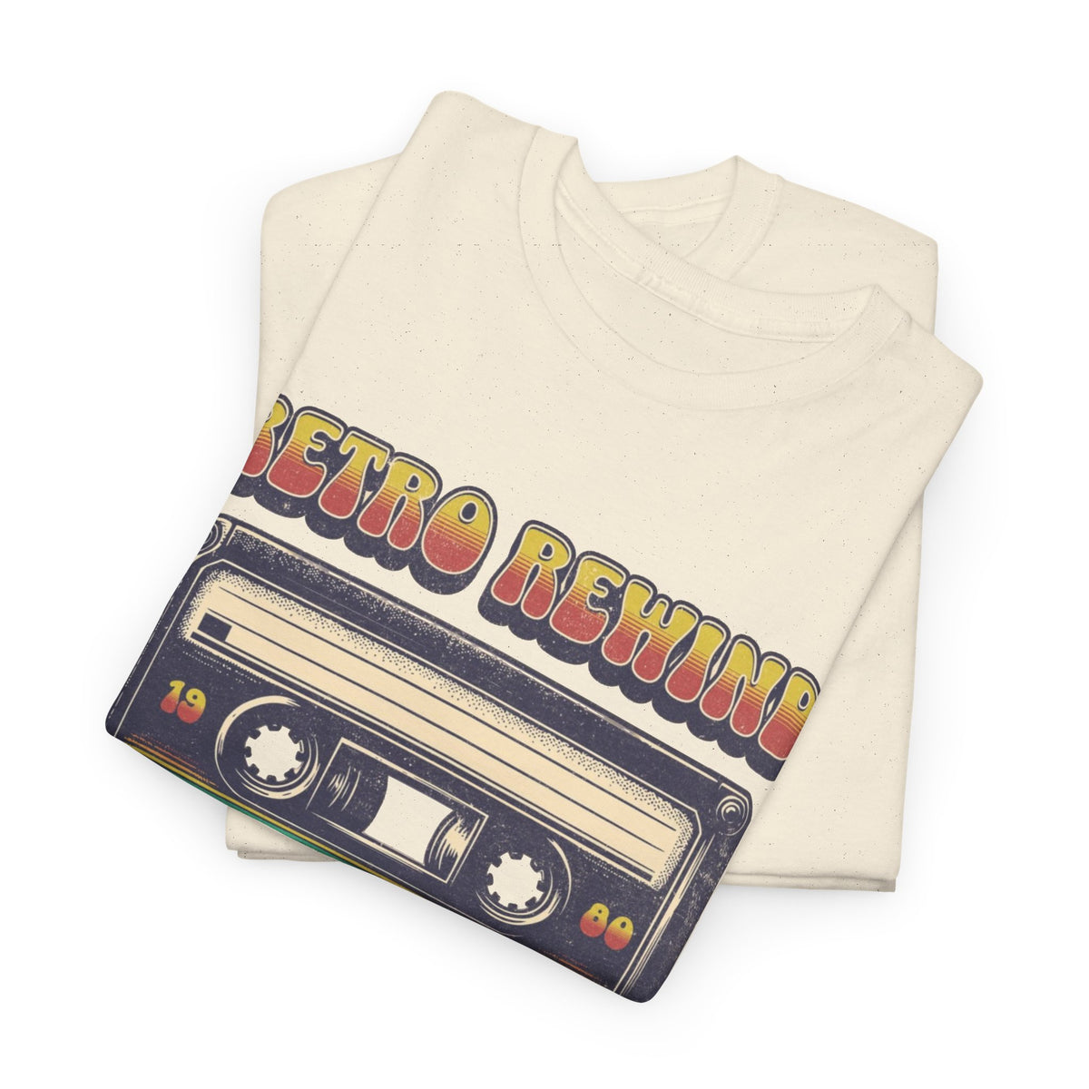 Retro Rewind Graphic T Shirt Men's  Heavy Cotton Tee