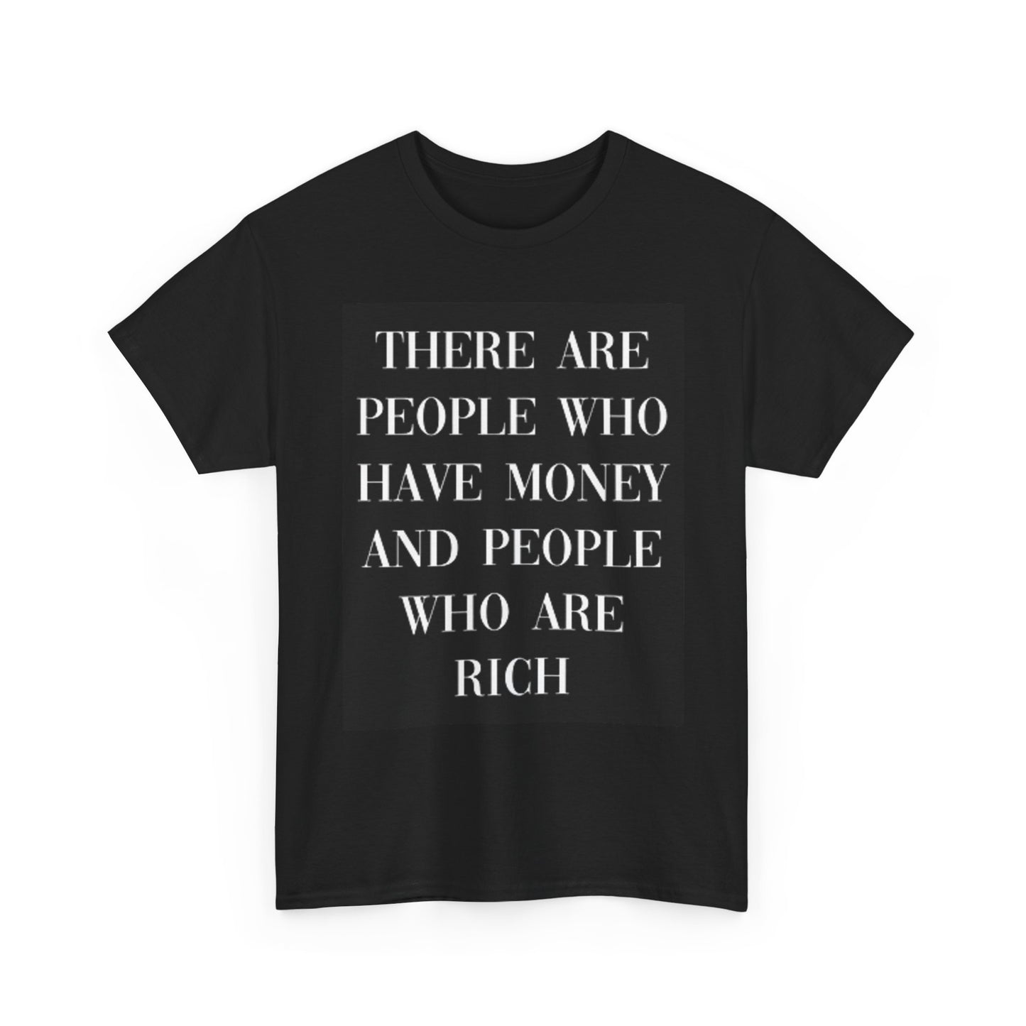 Rich People T Shirt Investing Crypto Graphic Wall St Unisex Heavy Cotton Tee