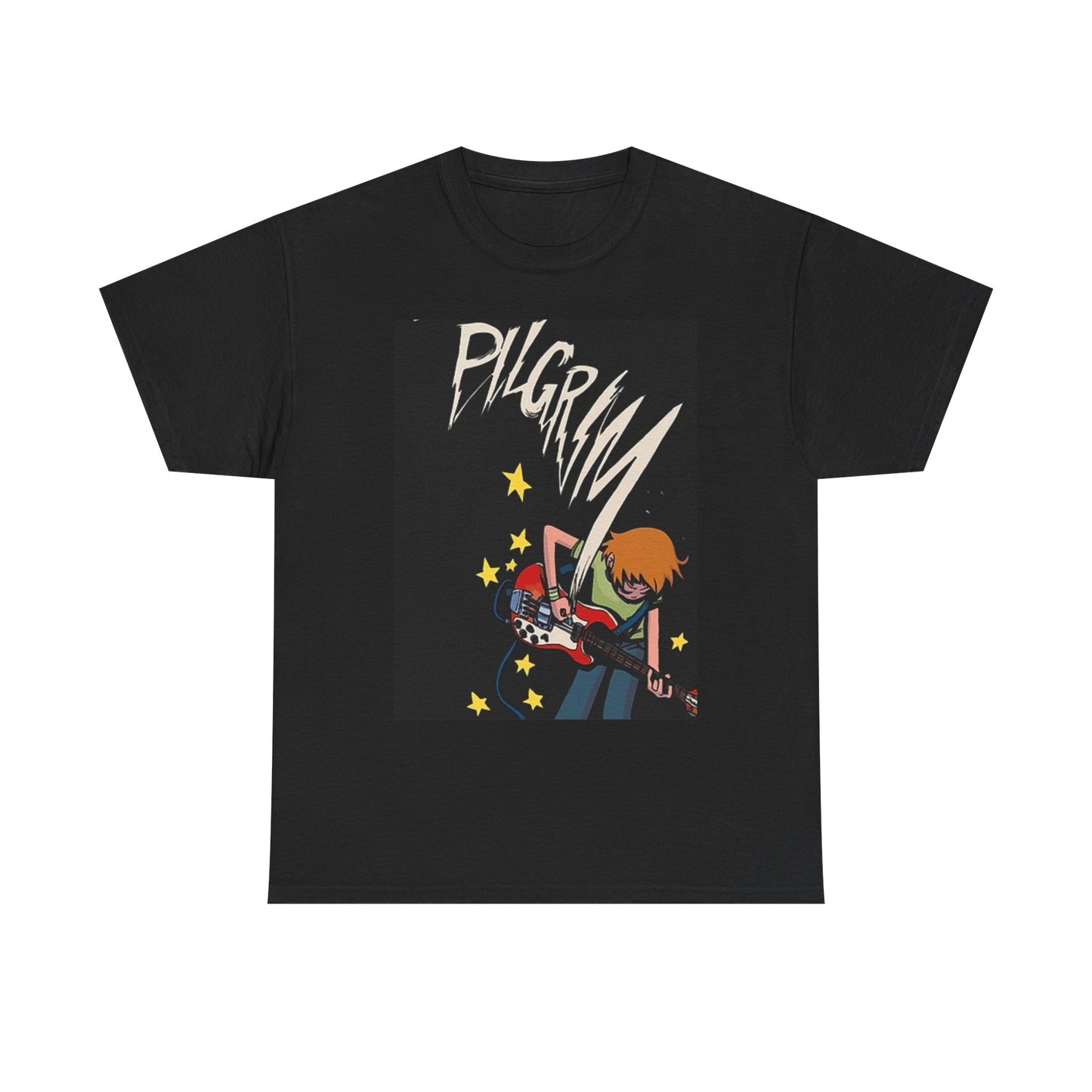 Pilgrim Graphic T Shirt Retro Cartoon Anime Character Unisex Heavy Cotton Tee
