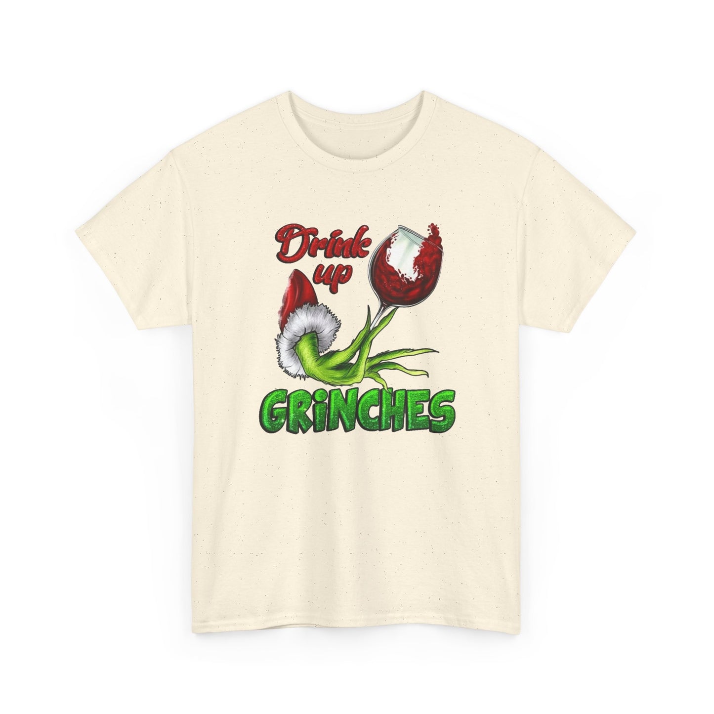 Drink Up Grinch's Christmas Graphic T Shirt NEW ADULT