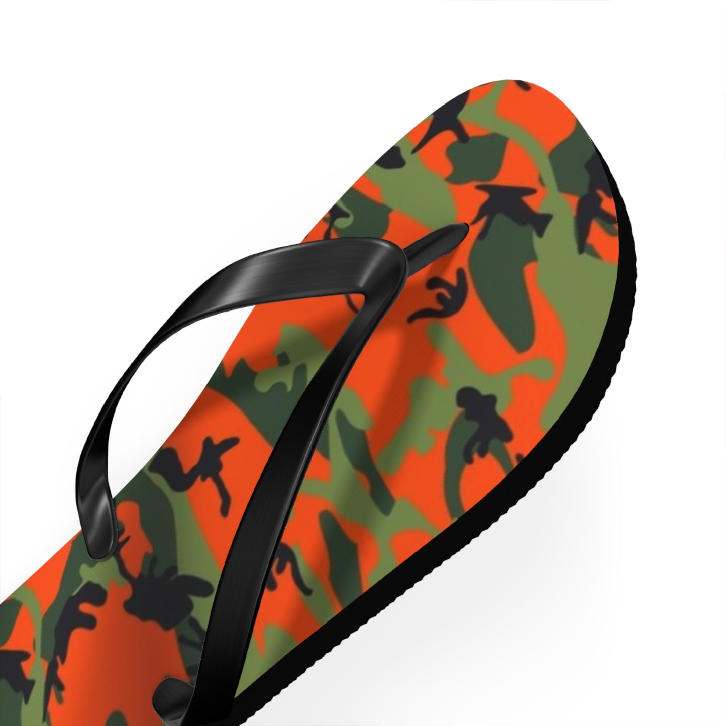 Waves And Sun Sandals Orange Camo Summer Flip Flops Slides BRAND NEW