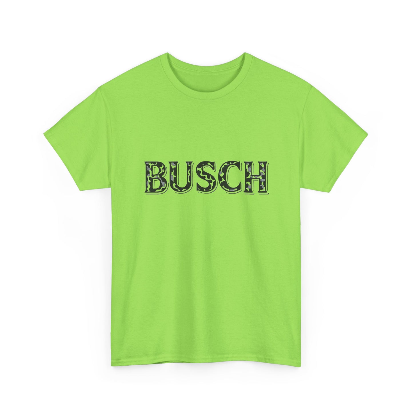 Busch Beer MULTIPLE COLORS Graphic T Shirt NEW Unisex Heavy Cotton Tee