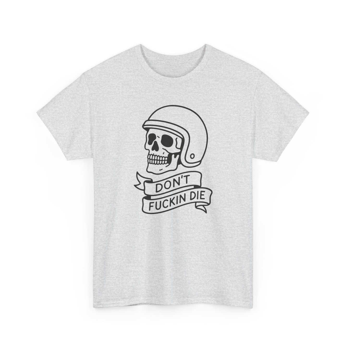 Don't Die Motorcycles Vintage Graphic T Shirt S-5XL NEW Unisex Heavy Cotton Tee