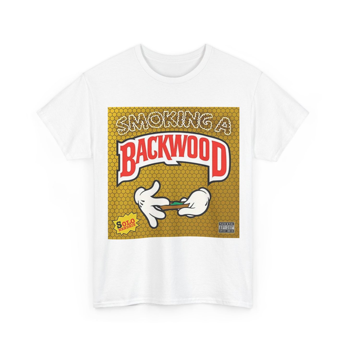 Backwoods Blunt Tshirt Rolling Up 420 Funny Graphic Unisex Heavy Cotton Tee