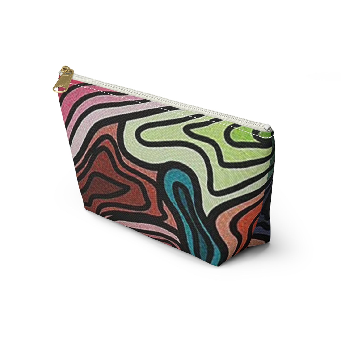 Painting All Over Print Travel Bag Multi Color Accessory Pouch w T-bottom