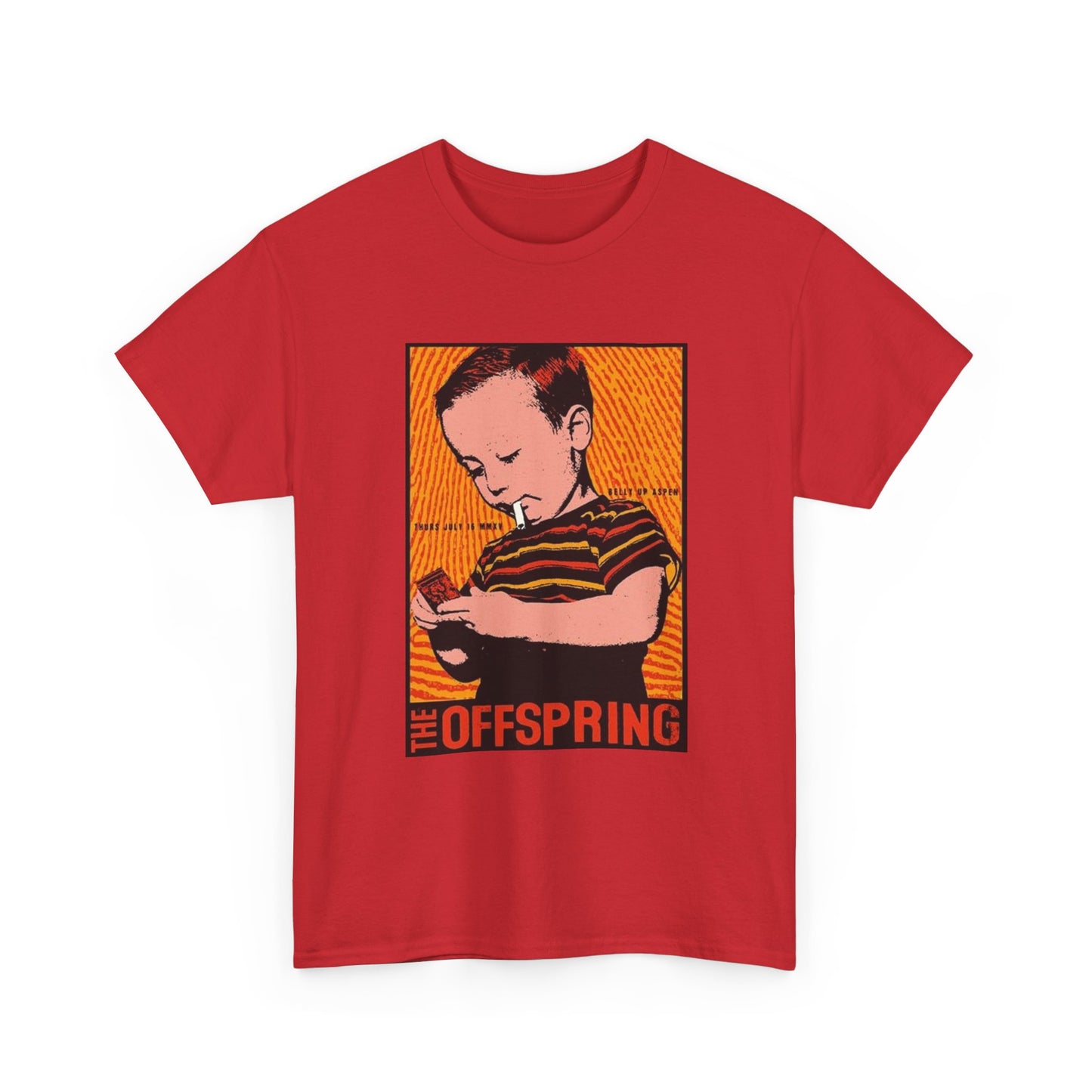 The offspring shirt vintage art retro cigarette band rock Unisex Heavy Cotton