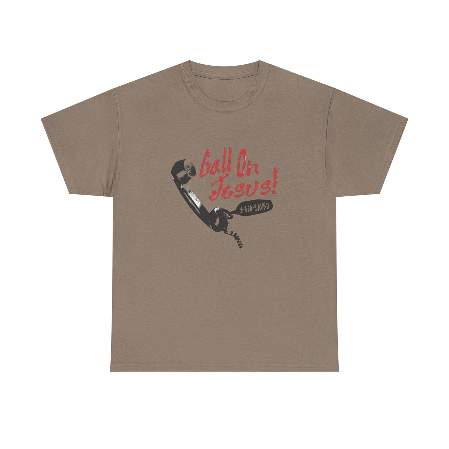 Call On Jesus Graphic T Shirt Unisex Heavy Cotton Tee GIFT