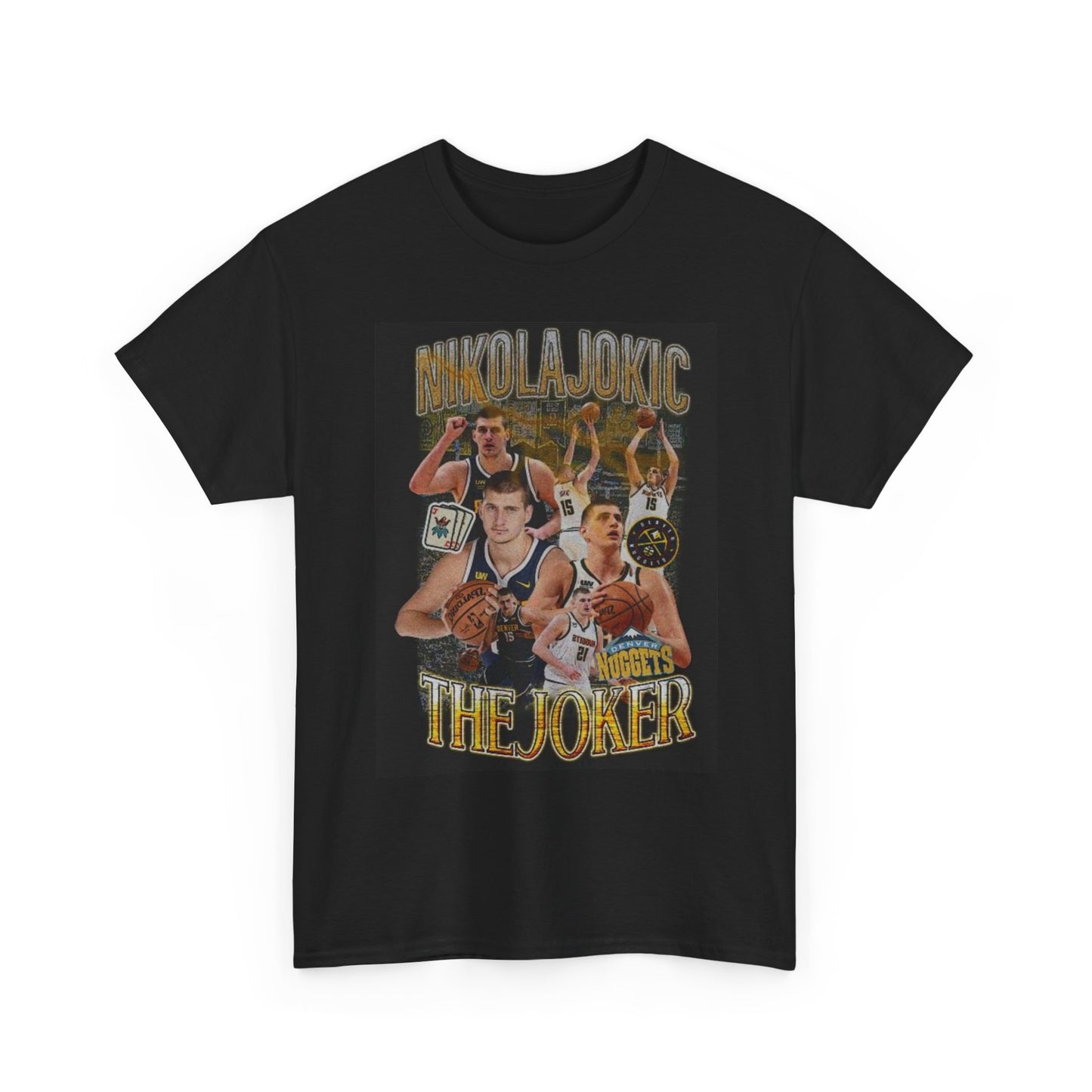 Nikola Jokic Basketball Graphic T Shirt Vintage Unisex Heavy Cotton Tee