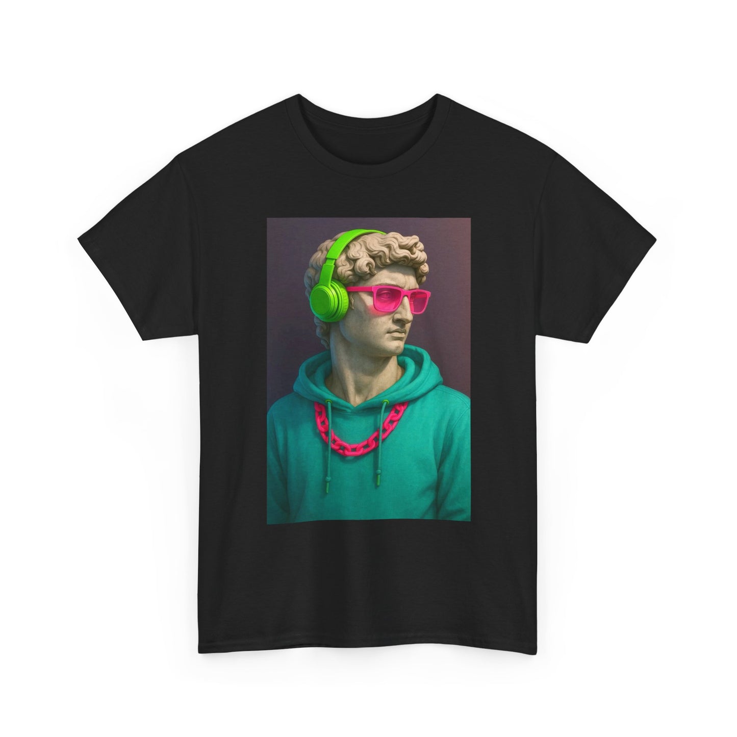 Statue Of David Graphic T Shirt Funny Unisex Heavy Cotton Tee