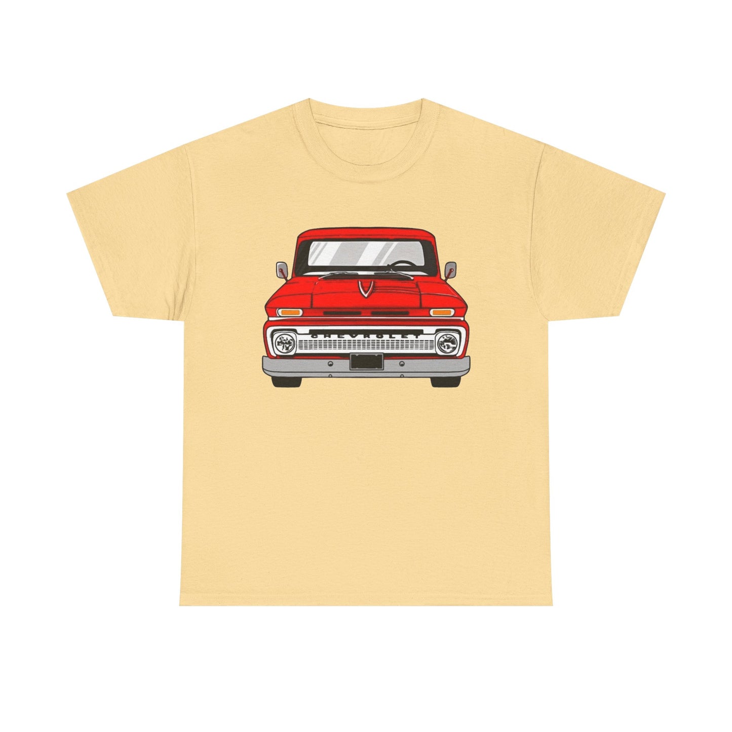 60's Chevy Pickup Retro Graphic T Shirt Unisex Heavy Cotton Tee NEW