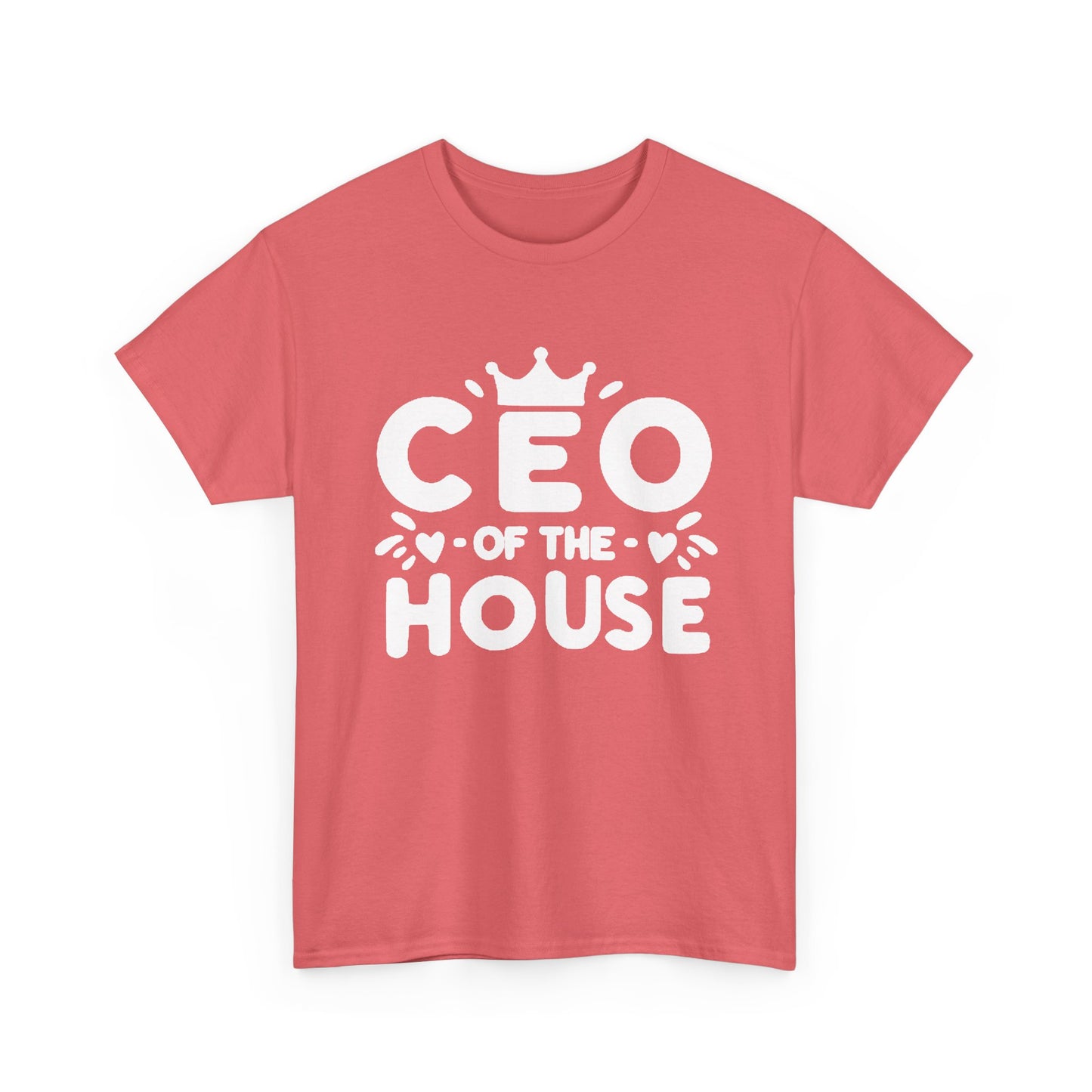 CEO Of This House T Shirt Funny graphic Jokes Unisex Heavy Cotton Tee