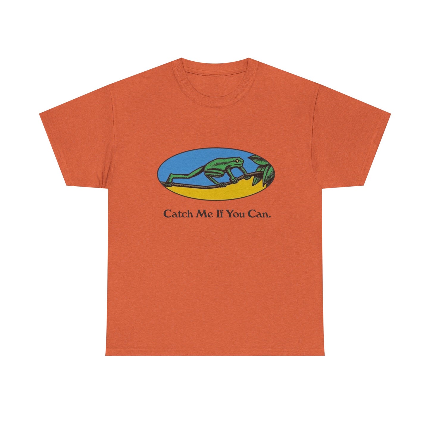 Catch Me If You Can Retro Graphic T Shirt NEW Adult Regular Heavy Cotton Tee