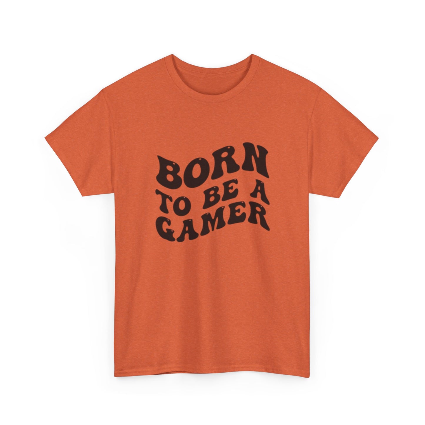 Born To Be A Gamer Graphic T Shirt Unisex Heavy Cotton Tee NEW Gift