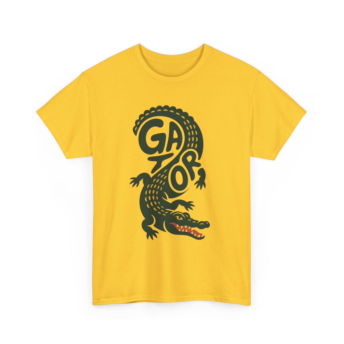 Alligator Graphic T Shirt Unisex Heavy Cotton Tee