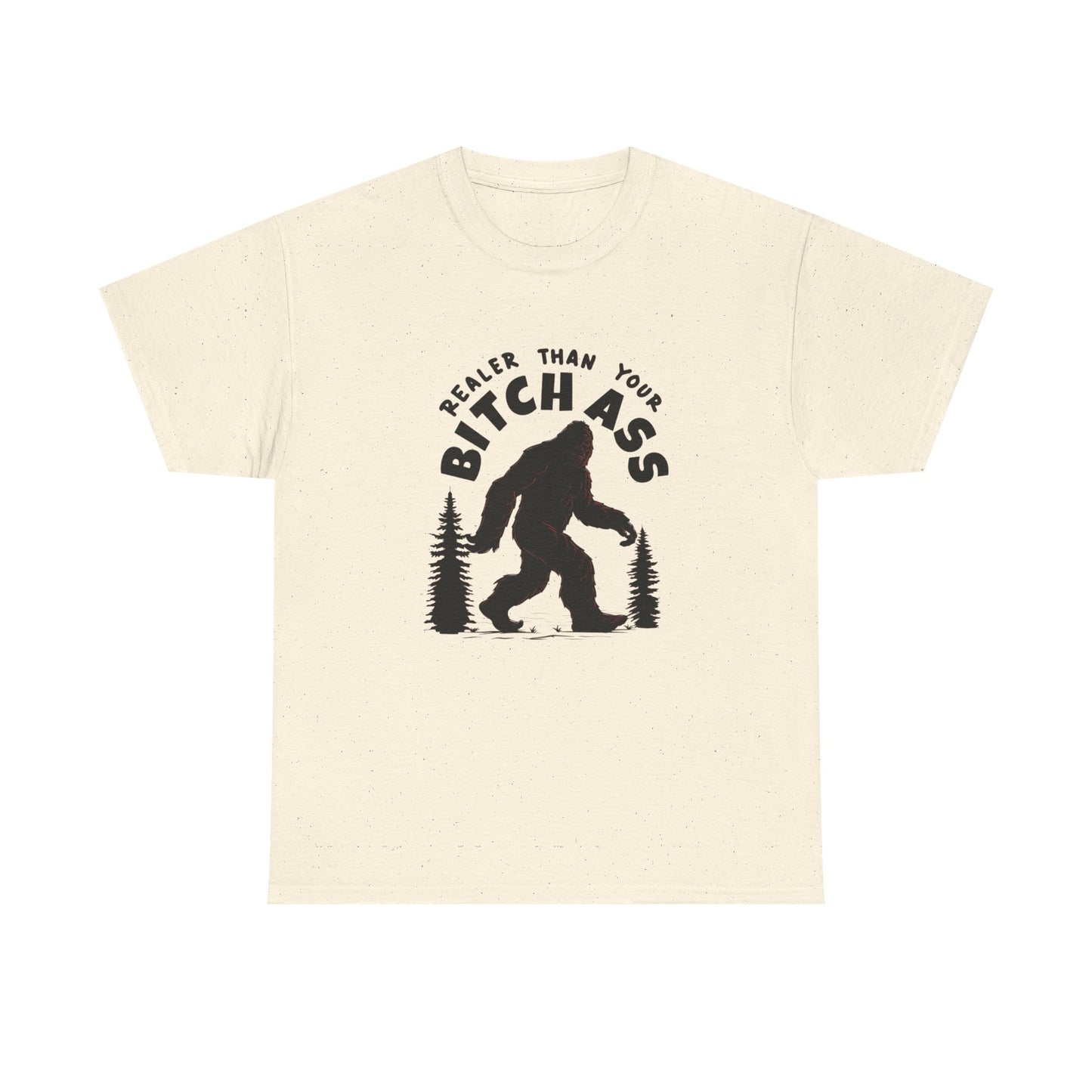 Funny Sasquatch Graphic T Shirt Unisex Heavy Cotton Tee
