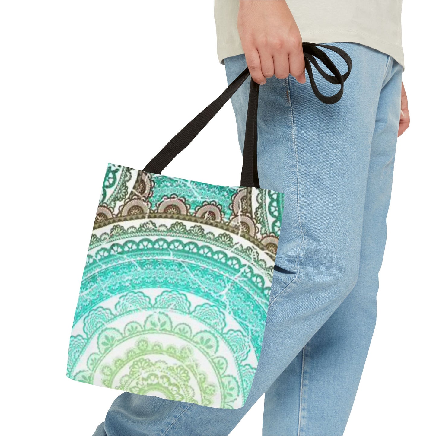 Blue And Green BRAND NEW MODERN Tote Bag (AOP)
